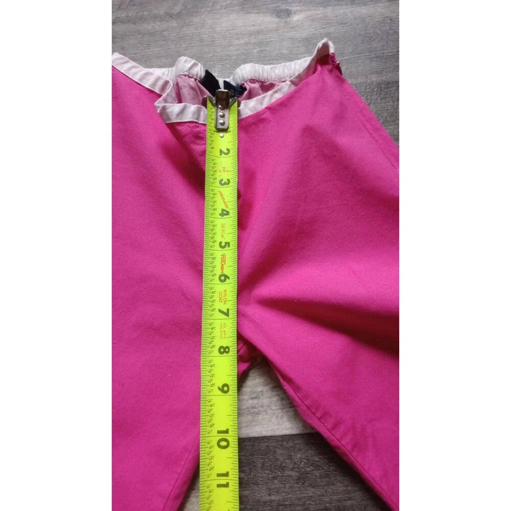 The Children's Place Stretch Girls 8 Pink Floral  Pants With Zip On Side